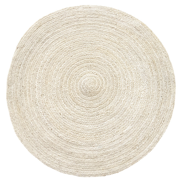 Bay Isle Home Gattis Hand Braided White Rug & Reviews Wayfair.co.uk